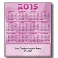 Pink Ribbon Process Color Magnetic Calendar/ 20 Mil (3 1/2"x4")